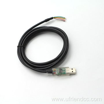 RS232 cable to open end stripped tinned cable